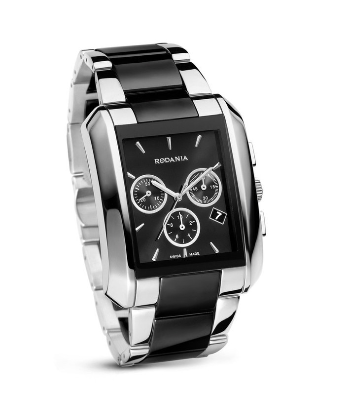 montre rodania femme céramique noire